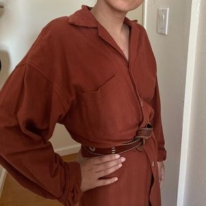 Vintage cotton shirt dress